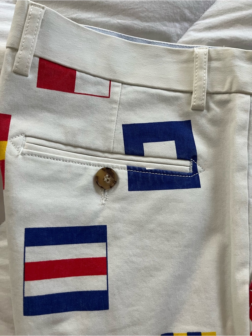 Kiel James Patrick Whaley Preppy Pants “ Rowdy Yachtsmen” pattern - Picture 7 of 14